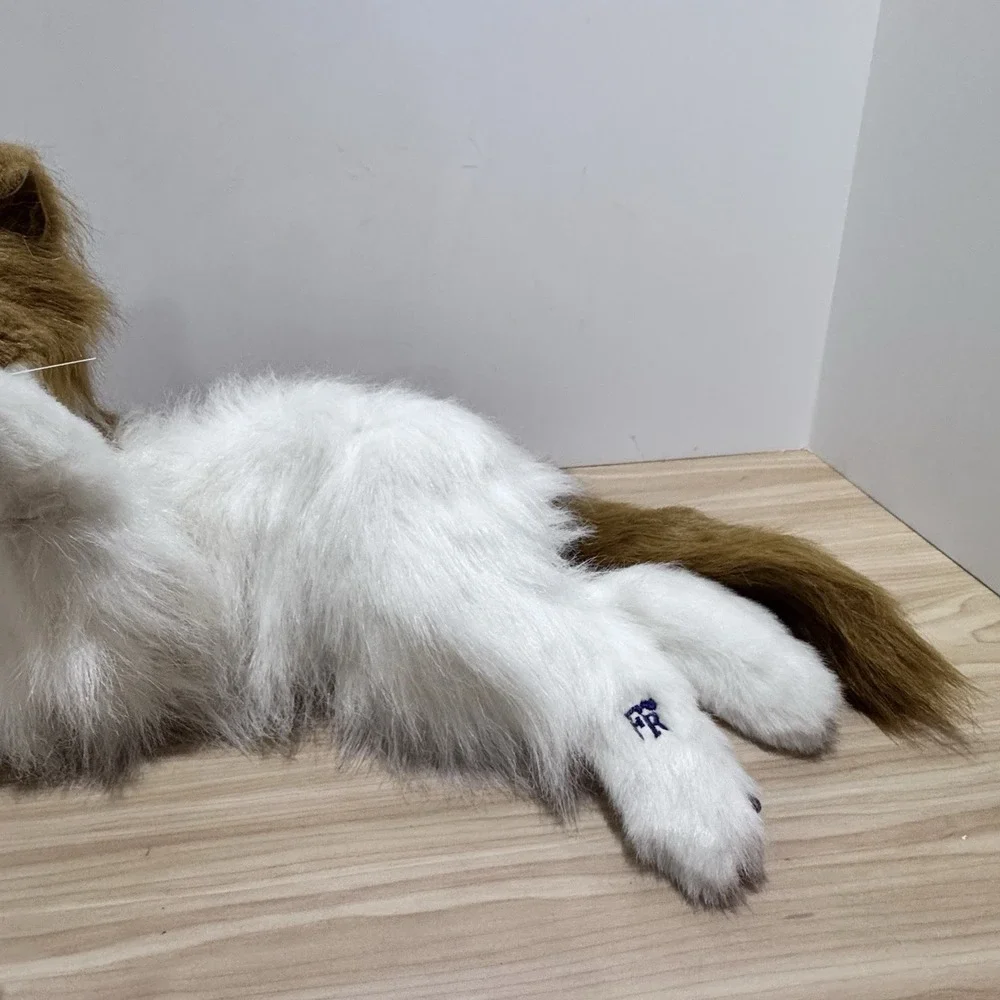 FurReal Friends Orange and White Lulu My Cuddlin Kitty Cat 2008 Tested Works